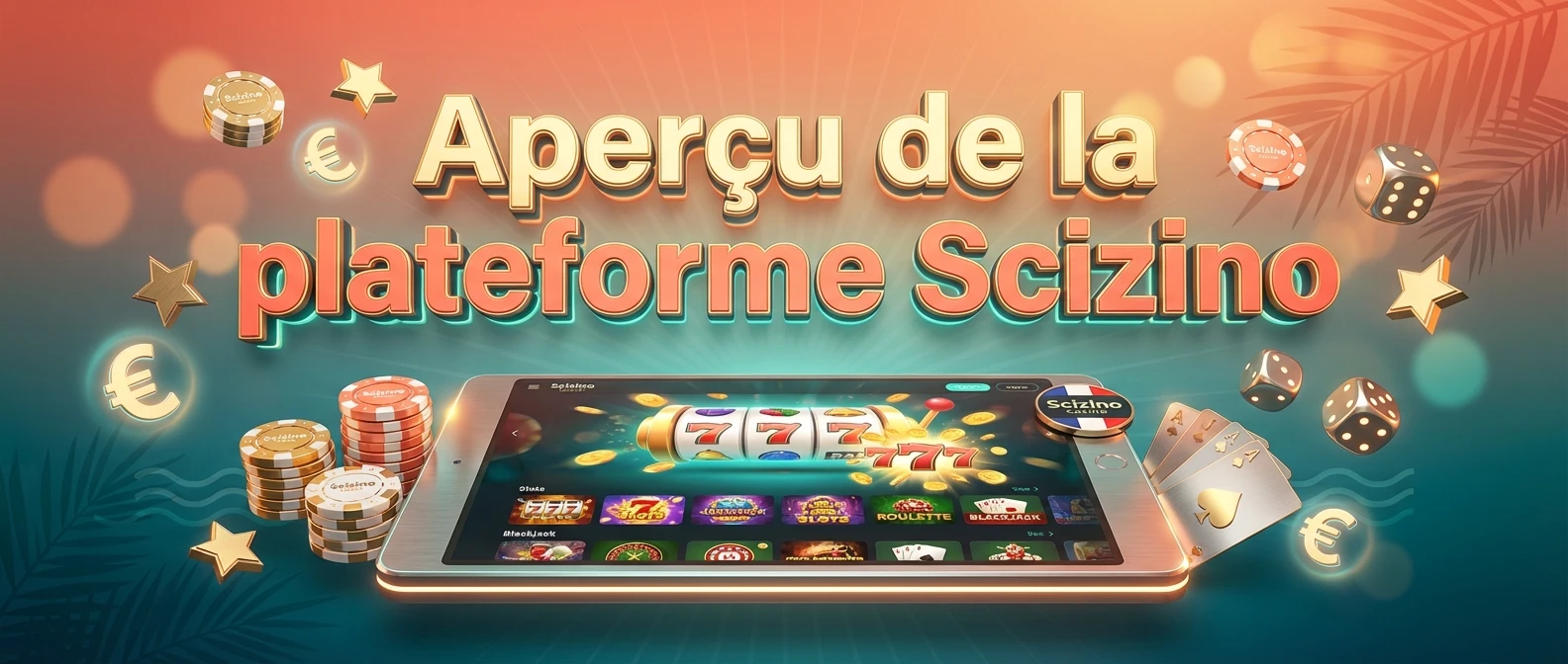 Aperçu de la plateforme Scizino